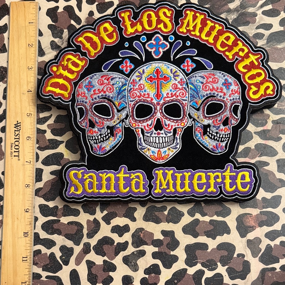 Patch Da De Los Muertos Skull Patch - image 1